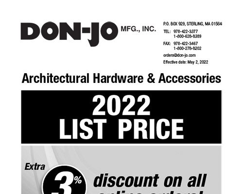 Don-Jo Price Book