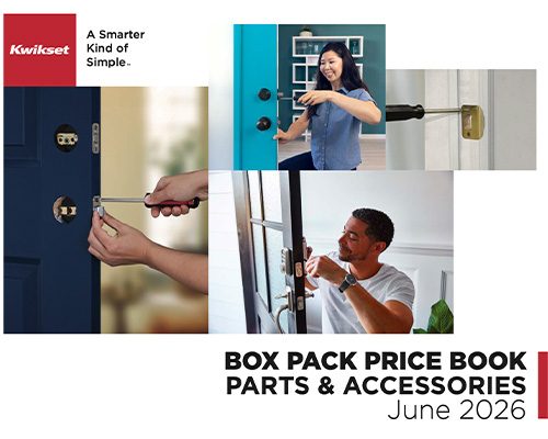 Kwikset BP Price Book Parts Accessories 06-15-26